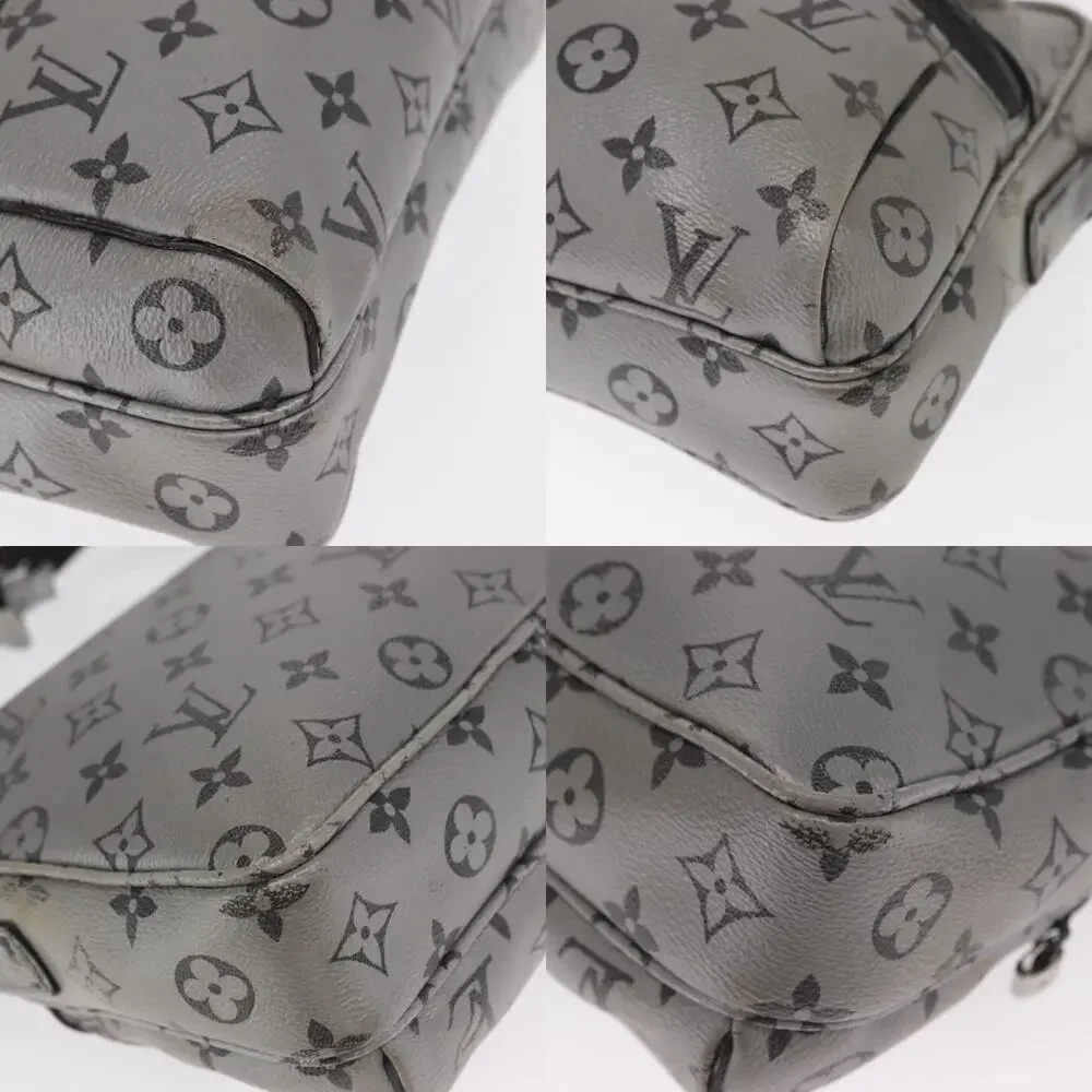 Louis Vuitton Monogram Reflect Messenger PM Shoulder Bag Silver